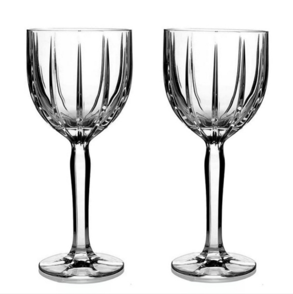Marquis by Waterford Omega Cut Crystal Wine Glasses | Set of 2